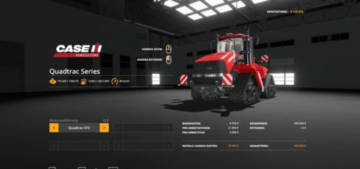 Мод трактор Case IH Quadtrac V 1.0 Farming Simulator 2019