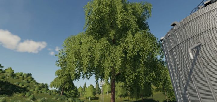 Мод лиственница Deciduous tree placeable V 1.0.0.0 FS19