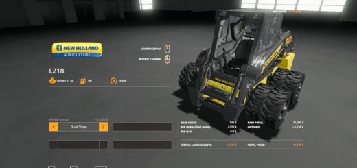 Мод Duallies for L218 SkidLoader v1.0 Farming Simulator 2019