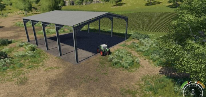 Мод навес EASY HALL V1.0.0 Farming Simulator 2019
