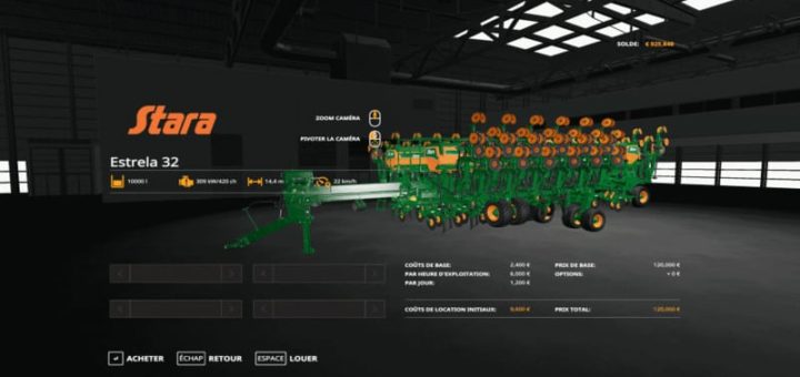Мод сеялка Estrela32 Planter All Fruits V 1 FS19