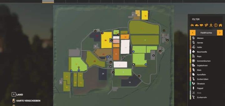 Мод карта Bettingen Map v0.9.9.0 Farming Simulator 19