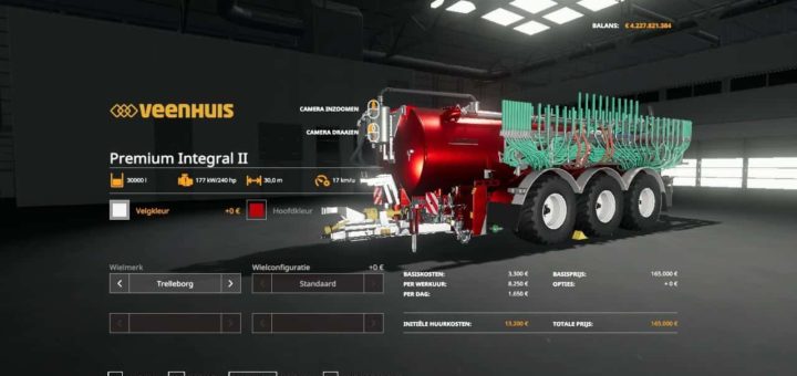 Мод прицеп CSS premium Integral 30000 metallic multicolor v1.0 FS19