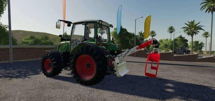 Мод Fliegl Long Neck Combi Plus Mausgesteuerte Dreipunkt v1 FS19