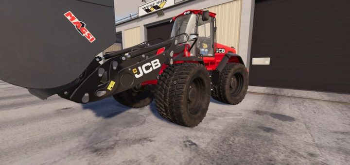 Мод погрузчик JCB 435S V 1 Farming Simulator 19