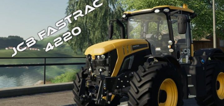 Мод трактор JCB Fastrac 4220 Farming Simulator 2019
