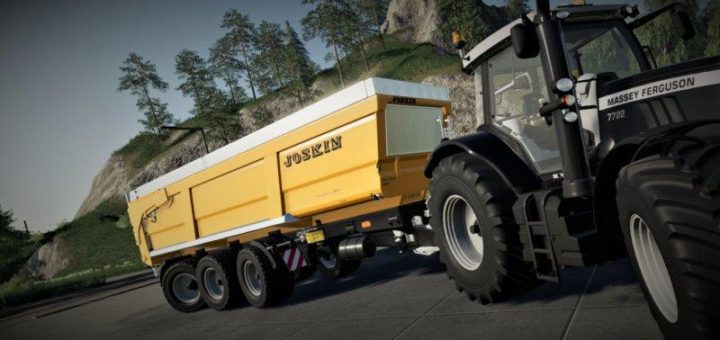 Мод прицеп Joskin TransSpace 8000 v1.0.0.0 Farming Simulator 19