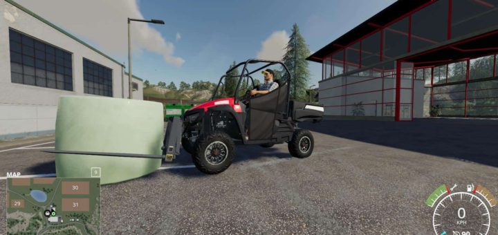 Мод авто Mahindra Retriever Utility Model v1.0 Farming Simulator 19
