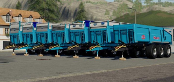 Мод прицеп Maupu 24T Evo v1.0.0.0 Farming Simulator 2019