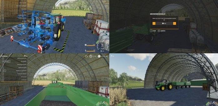 Мод хранилище Mehrzweckhalle v1.0.1 Farming Simulator 19