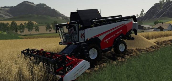 Мод комбайн RSM161 with cutting attachment Fix v1.0 FS19