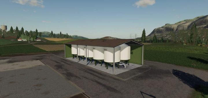 Мод хранилище FarmSilo v1.1.0.0 Farming Simulator 2019