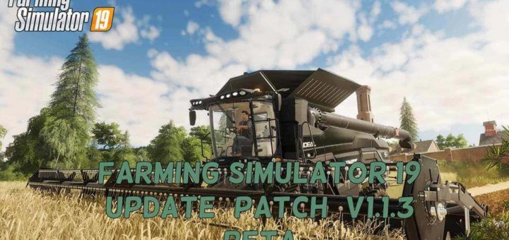 Мод патч Update patch V1.1.3 Beta FS19