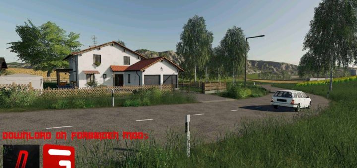 Мод карта Felsbrunn Umbau v1.1.0 Farming Simulator 19