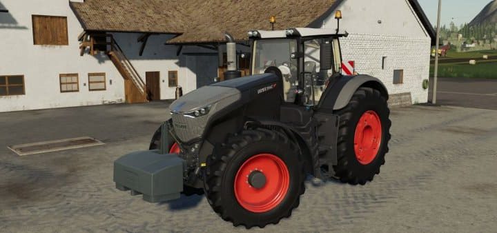 Мод трактор Fendt 1000 Vario Black Beauty Farming Simulator 19