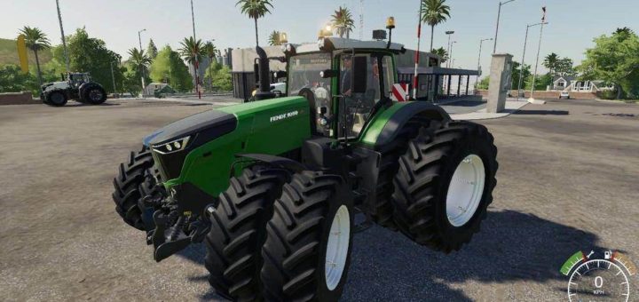 Мод трактор Fendt 1000 Vario Steve Farming Simulator 19