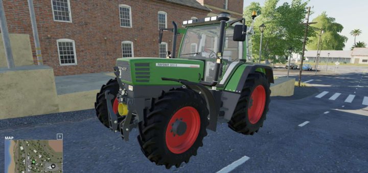 Мод трактор Fendt 500 Sound Edition v1.0.0.1 Farming Simulator 2019