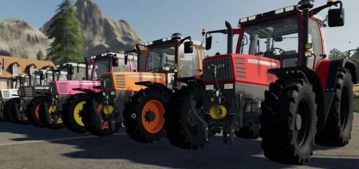 Мод трактор Fendt Favorit 500 with color choice v1.0 FS19