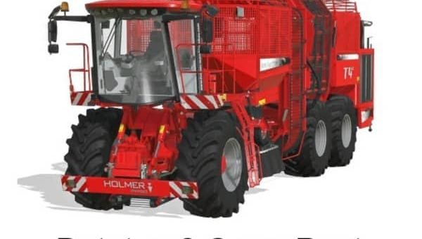 Мод комбайн Holmer, Potatos, SugarBeet, Color V 1.6 FS19