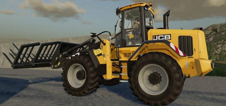 Мод погрузчик JCB 435 S v1.0.0.0 Farming Simulator 2019