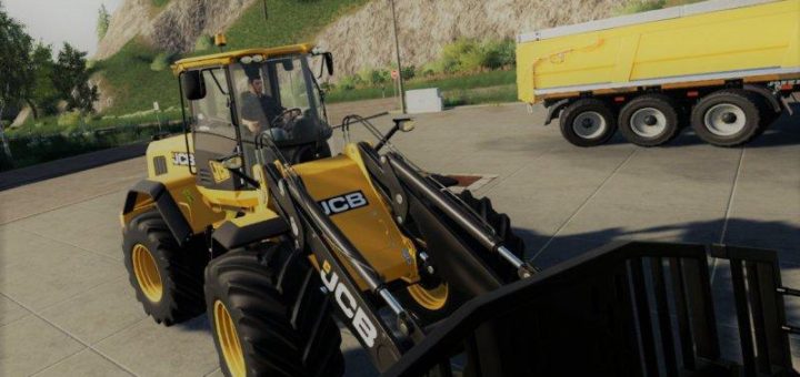 Мод погрузчик JCB 435s Big Tires v1.0.0.0 Farming Simulator 19