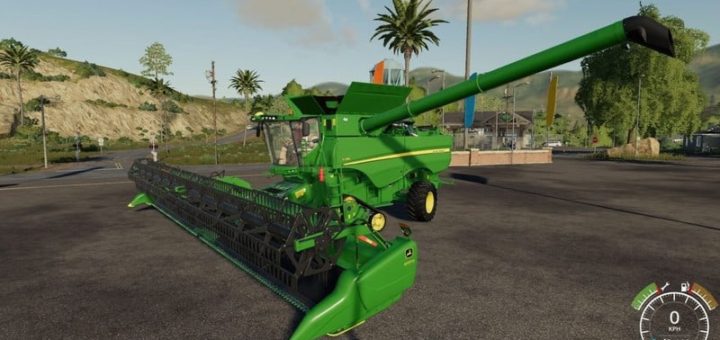 Мод комбайн JOHN DEERE S790 V 1.0 Farming Simulator 2019