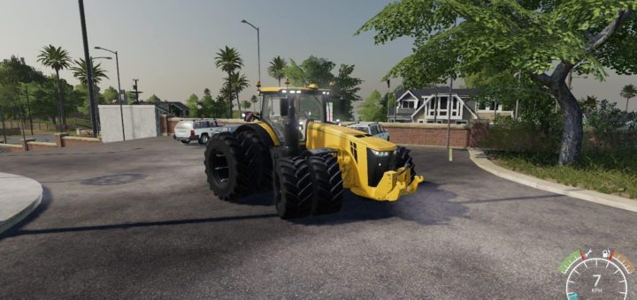 Мод трактор John Deere 8R Farming Simulator 19