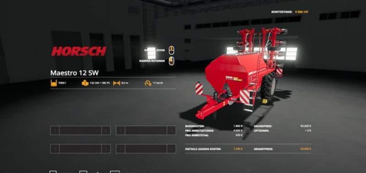 Мод ПАК Kuhn + Horsch Pack (UNPACKED) v1.0 Farming Simulator 19
