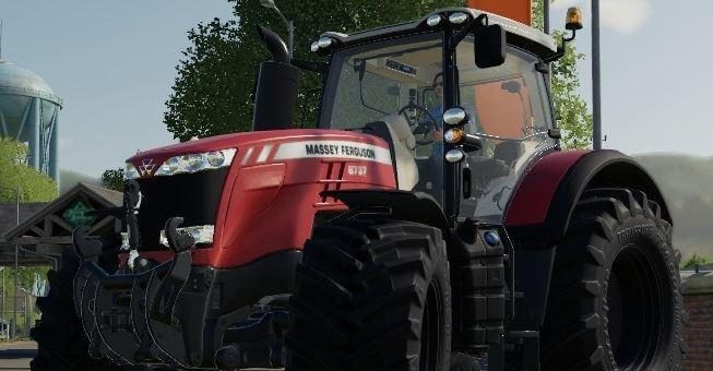Мод трактор MF8700 Tractor Farming Simulator 2019
