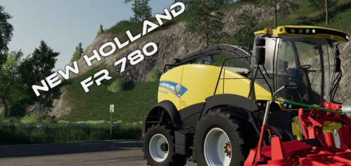 Мод комбайн New Holland FR 780 Farming Simulator 19