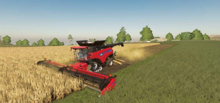 Мод комбайн New Holland combine and header pack v1.0 FS19