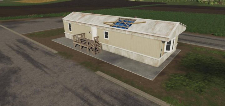 Мод Old Trailer Home v1.0.0 Farming Simulator 2019