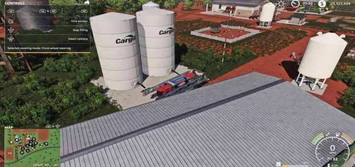 Мод Placeable Cargill Liquid Fert Refill Tanks v1.0 FS19
