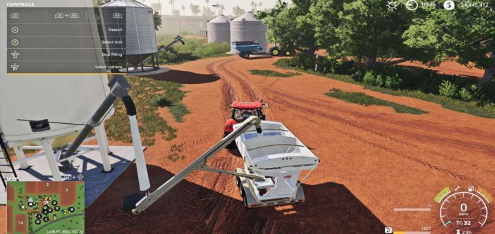 Мод Placeable Fertilizer Station w/Auger v1.0 FS19