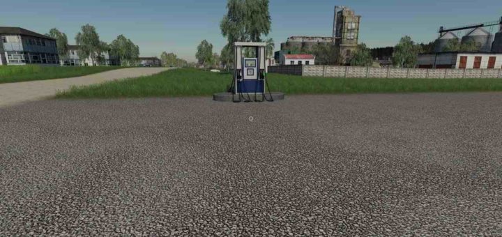 Мод заправка Placeable Gas Station v1.0 FS19