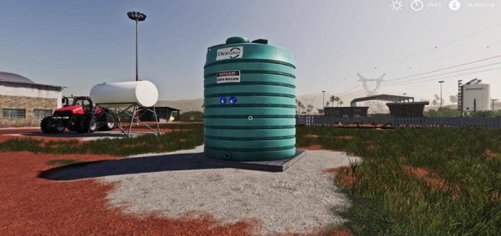 Мод бак Placeable Herbicide Tank v1.0 Farming Simulator 19