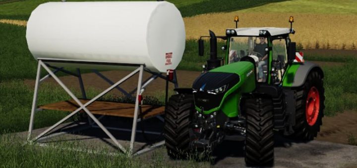 Мод заправка Placeable fuelstation V 1.0 Farming Simulator 19