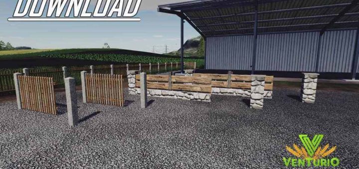 Мод забор Ploty Pleacable v1.0 Farming Simulator 2019