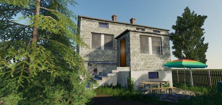Мод дом Polski House v1.0.0.0 Farming Simulator 19