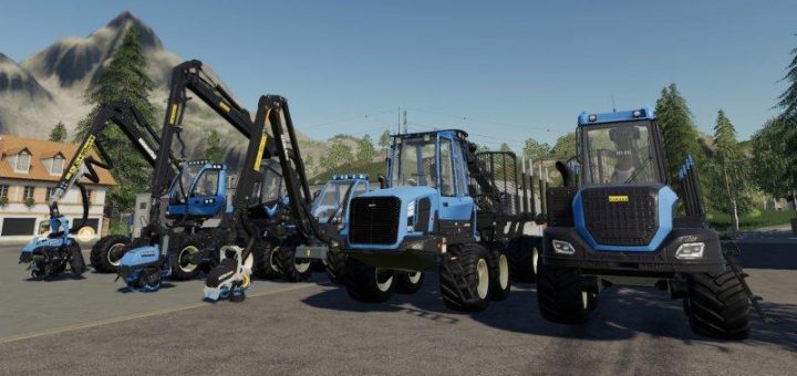 Мод ПАК Real Forestry Machinery v1.0 Farming Simulator 19