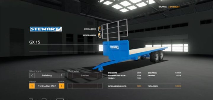 Мод прицеп STEWART GX 15V 1.0 Farming Simulator 19