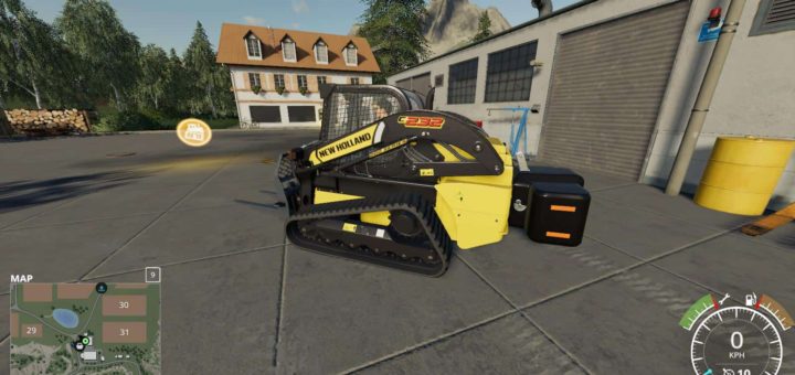 Мод погрузчик SkidLoader Weight Attachment v1.0 FS19