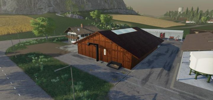 Мод амбар Straw v1.0 Farming Simulator 19