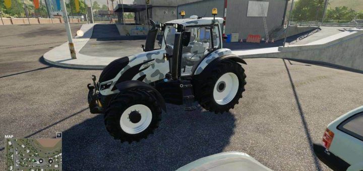 Мод трактор Valtra T Series Cow Edition v1.0 Farming Simulator 19
