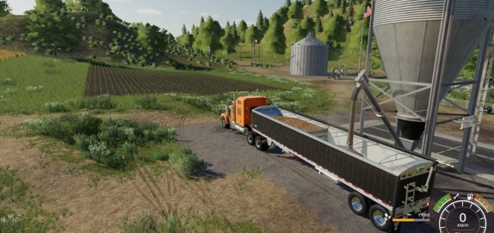 Мод прицеп Wilson T60 Multi-Duo V1.0 Farming Simulator 19