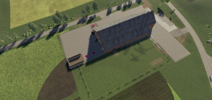 Мод двор Yard with cowshed and willow beta V 1.0 FS19
