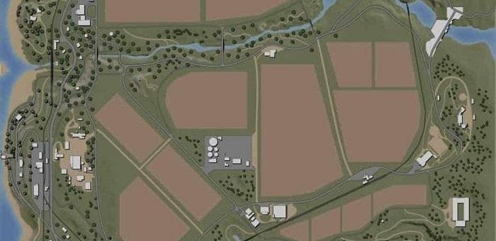 Мод карта RAVENPORT AMERICAN MAP FOR EDIT V1.0 FS19