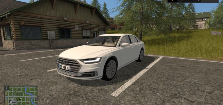 Мод авто AUDI A8 2018 V1.0 Farming Simulator 2017