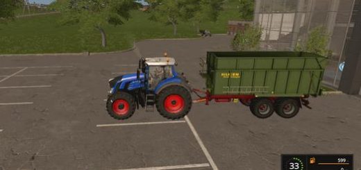 Мод прицеп HILKEN FTM TANDEM V1.1 Farming Simulator 2017