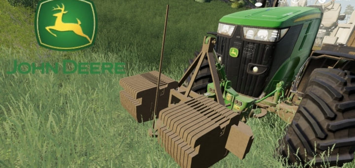 Мод противовес John Deere Double Weight 2100 Farming Simulator 2019